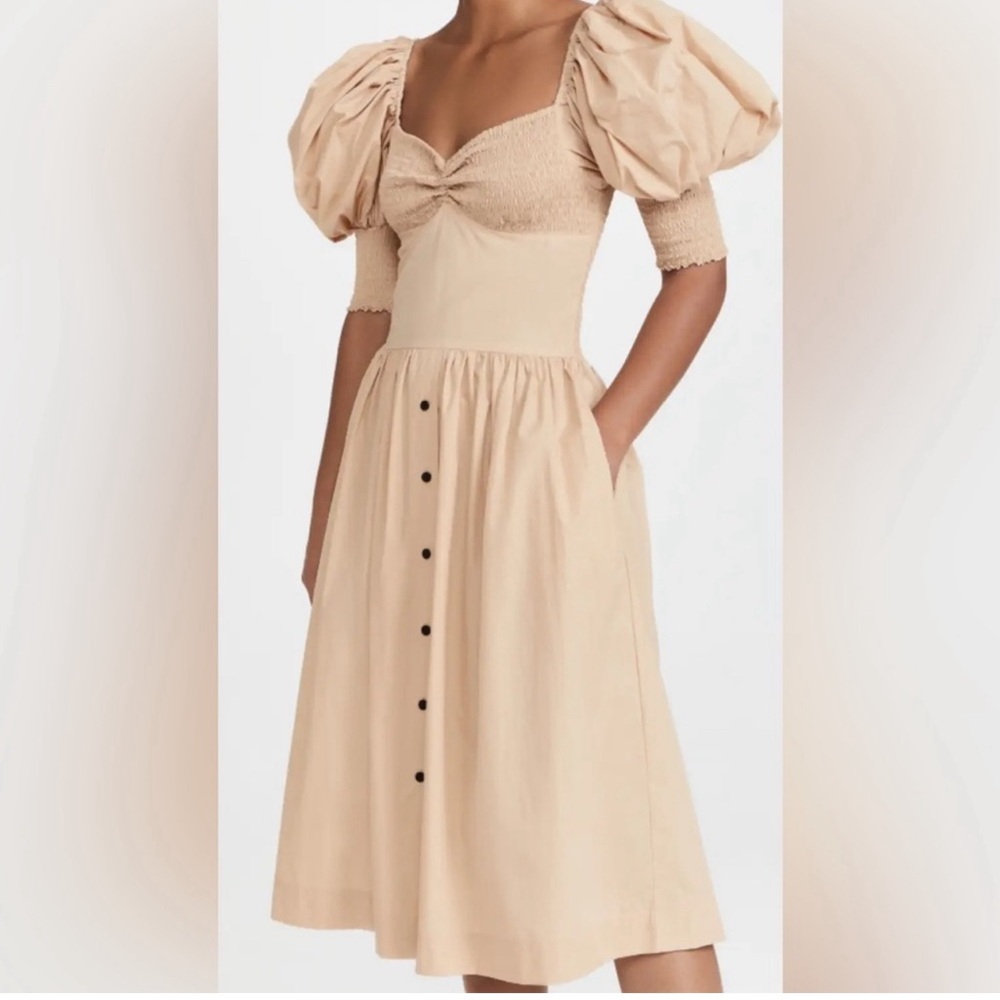 SWF Puff Sleeve Sweetheart Dress Size Small